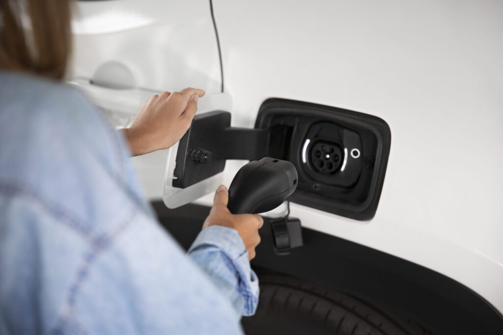 close-up-electric-car-charging